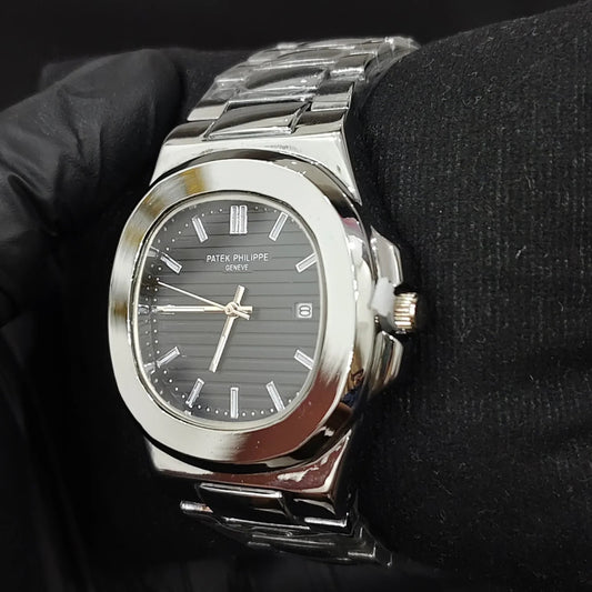 Patek Phillips Geneve-Silver Black