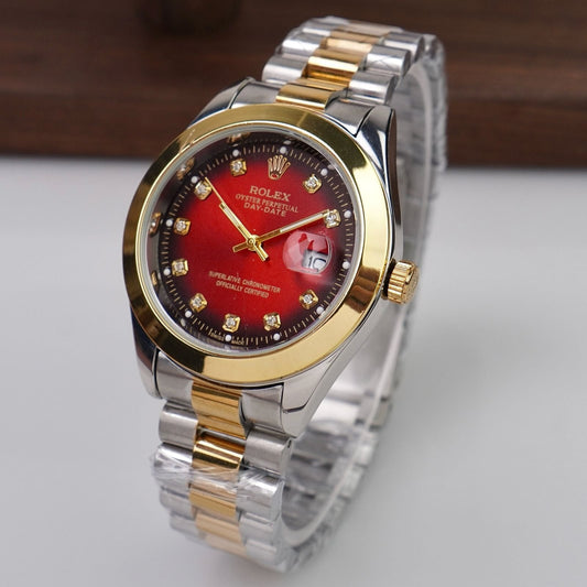 Rolex Watch –Gold with Brown Dial