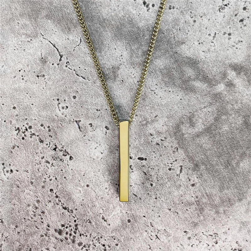 Bar Necklace for Men/Women