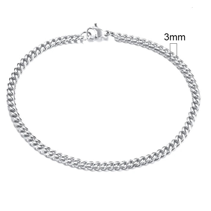 Chunky Miami Curb Chain Bracelet for Men