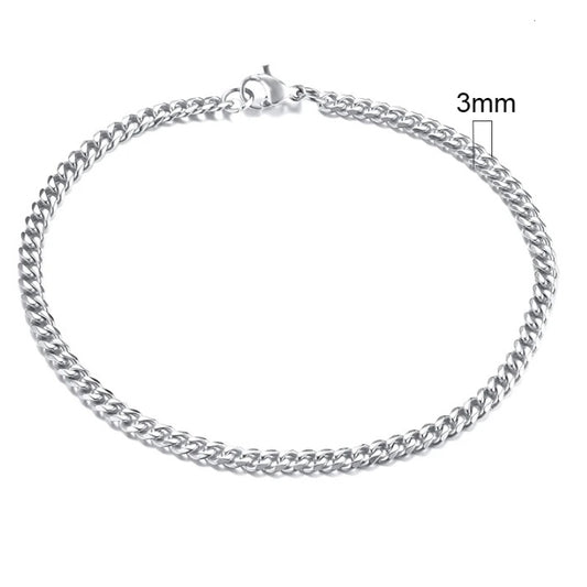 Chunky Miami Curb Chain Bracelet for Men