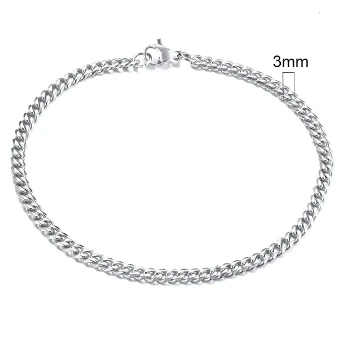 Chunky Miami Curb Chain Bracelet for Men