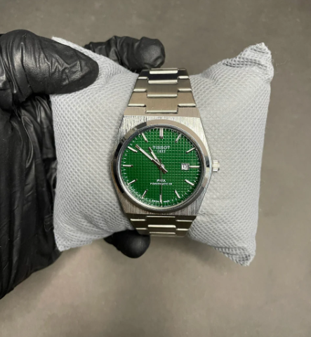 Tissot PRX Luxury Watch – Silver with Black Dial