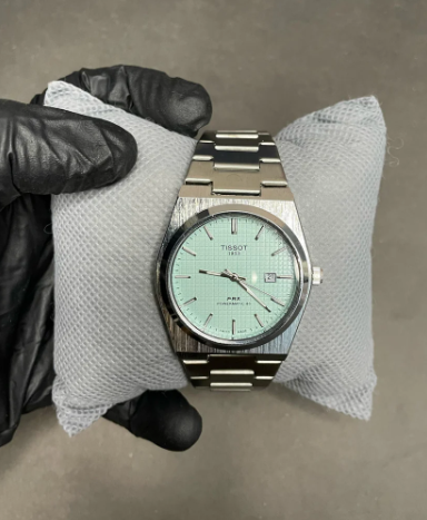 Tissot PRX Luxury Watch – Silver with Black Dial