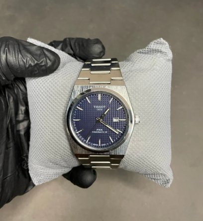 Tissot PRX Luxury Watch – Silver with Black Dial