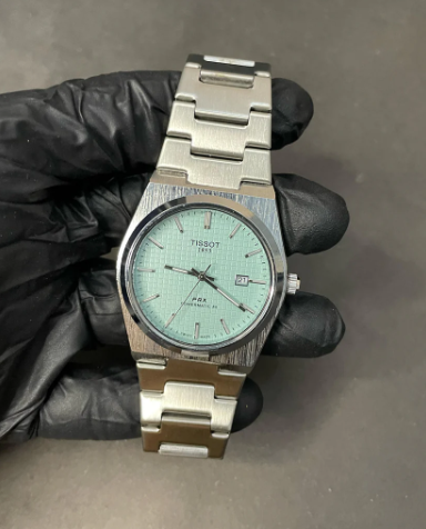 Tissot PRX Luxury Watch – Silver with Black Dial