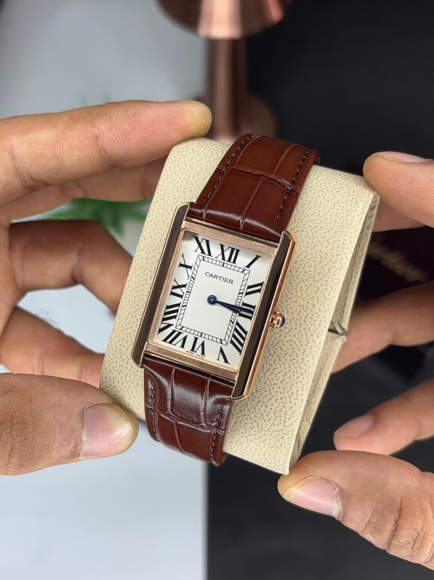 CARTIER LOUIS TANK ROSEGOLD